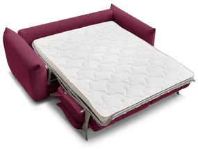 Canapea burgundy extensibilă 214 cm Ernest – Bobochic Paris