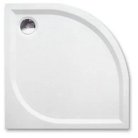 Cadita dus subtire din compozit semirotunda Roth Dream-M 80x80