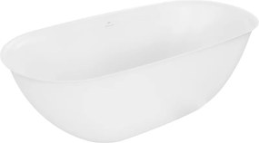 Mexen Siena cadă freestanding din conglomerat 170 x 80 cm, alb mat - 57291708000