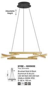 Lustra LED suspendata design minimalist HYDE