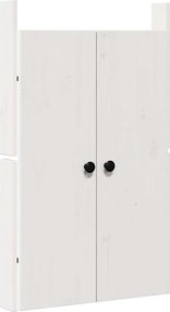 vidaXL Ușă de bucătărie Alb 50 x 9 x 82 cm Lemn masiv de pin