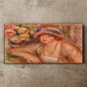 Tablou canvas Femei Flori