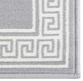 Covor traversa, gri cu motiv, 60x500 cm, BCF grey with motif, 60 x 500 cm