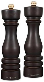 Set de râșnițe pentru sare și piper Cole&Mason LONDON 2 buc. 22 cm fag/maro
