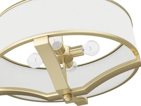 Open Design OR84818 - Lustra cu tijă GERDO 4xE27/12W/230V alamă/alb