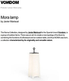 CORP DE ILUMINAT LED DECORATIV MORA LAMP II