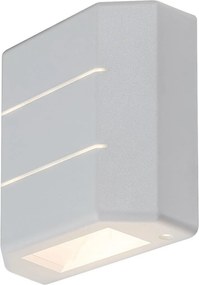 Aplica LED iluminat exterior ambiental IP54 Lippa alb
