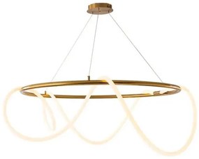Lustra Led Elit's Neonflex , 60cm Gold