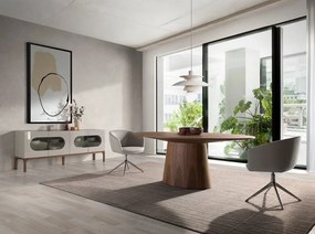 Scaun pivotant design modern Gris claro