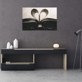 Tablou cu carte (90x60 cm)