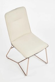 Scaun K390 piele ecologica crem