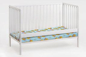 Pătuț bebeluș 60 cm Cathi II 26 WW BC+M (Alb) (cu saltea). 1024537