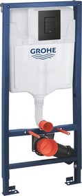 Set rezervor incastrat Grohe Solido 3 in 1 cu clapeta neagra Even