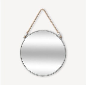 Oglindă de perete Atmosphera EDEN d. 38 cm argintiu