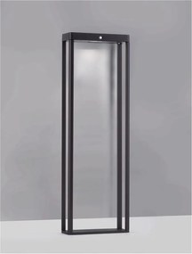 Stalp LED solar iluminat exterior cu senzor de miscare IP65 BERNI H-70cm