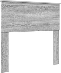 vidaXL Tăblie cap Gri Sonoma 90 cm Lemn compozit