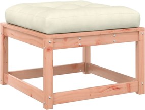 vidaXL Taburet de grădină cu perne, lemn masiv douglas