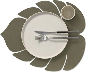 Suport pentru farfurii din piele ecologică 35x42 cm Monstera Leaf Nupo – LIND DNA