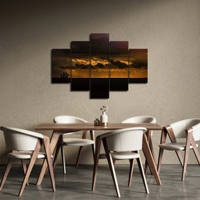 Tablou unei vele în apus de soare (150x105 cm)