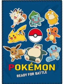 Pokémon Ready for Bottle pătură din polar 100x140cm