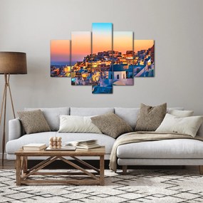Tablou - Santorini în amurg (150x105 cm)