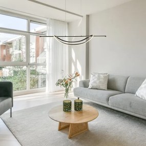 Lustră LED pe cablu AMBAR LED/35W/230V negru