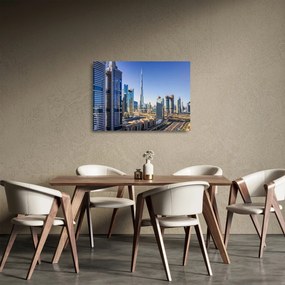 Tablou pe sticlă - Dimineața la Dubai (70x50 cm)