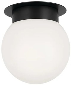 Kichler KL-ALBERS-F-G-BK - Plafonieră ALBERS 1xE27/40W/230V Ø 20,3 cm neagră