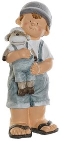 Statueta Boy with Hippo 48 cm