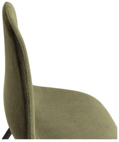 Scaune de dining verzi 4 buc. tapițate Minka – Marckeric