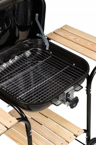 Kerti grill állítható ráccsal