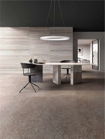 Lustra suspendata LED design circular DEOS alb NVL-9030895