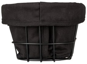 Suport cu inserție textilă pentru produse de patiserie Wenko Black Outdoor Kitchen Bela, negru
