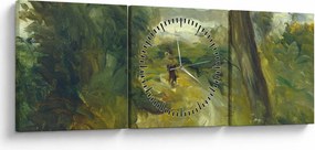 Tablou - Auguste Renoir, Landscape between Storms, reproducere (cu ceas) (90x30 cm)