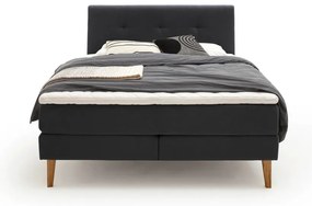 Pat boxspring gri antracit 180x200 cm Stockholm – Meise Möbel