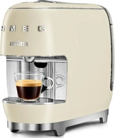 Espressor cu capsule SMEG Lavazza A Modo Mio LM200, 1250 W, 10 bar, 0,9 l, Incalzire rapida, Crem