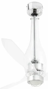 Lustra cu Ventilator si telecomanda ETERFAN M LED transparent