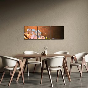 Tablou - Relaxare și spa (cu ceas) (90x30 cm)