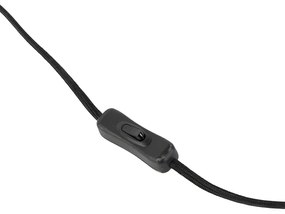 Lampă de birou modernă neagră cu braț flexibil - Cavalux