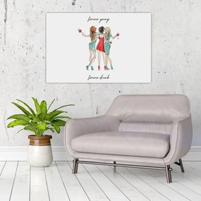 Tablou - Mereu tânăr, mereu beat (90x60 cm)