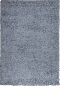 vidaXL Covor pufos "PAMPLONA" fire înalte, albastru modern 140x200 cm