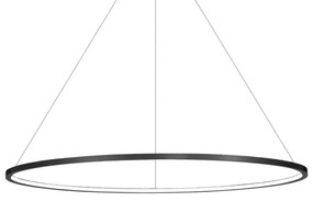 Lustr LED SATURNO 65W 230V, pr. 120 cm, IP44, antracit, pe cablu