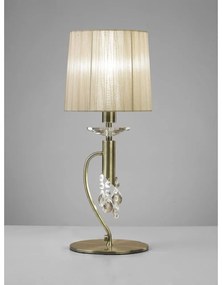 Veioza, Lampa de masa eleganta Tiffany alama antique/ abajur soft bronz