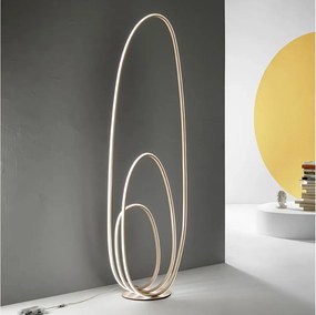 Ondaluce - Lampă de podea LED dimmabilă GOLDEN LED/45W/230V, aurie