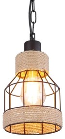 Pendul design modern Halia negru, maro 14cm