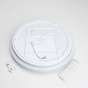 Brilagi - Plafonieră LED SMART STARS dimabilă, 24 W, 230 V, Ø 38 cm, Wi‑Fi (Tuya) + telecomandă