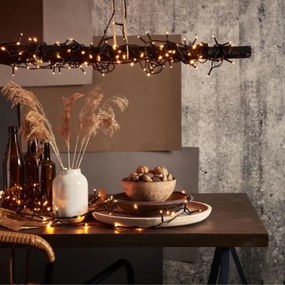 Instalație LED de Crăciun de exterior GOLDEN 800xLED 21m IP44 alb cald Eglo 410815