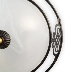 BRILAGI - Lampă de tavan FRESCO 3xE27/40W/230V Ø 48 cm maro