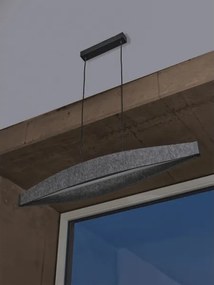 Osram - Pendul LED pe cablu DECOR FLAT LED/23W/230V, gri