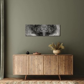 Tablou - Copacul vieții (cu ceas) (90x30 cm)